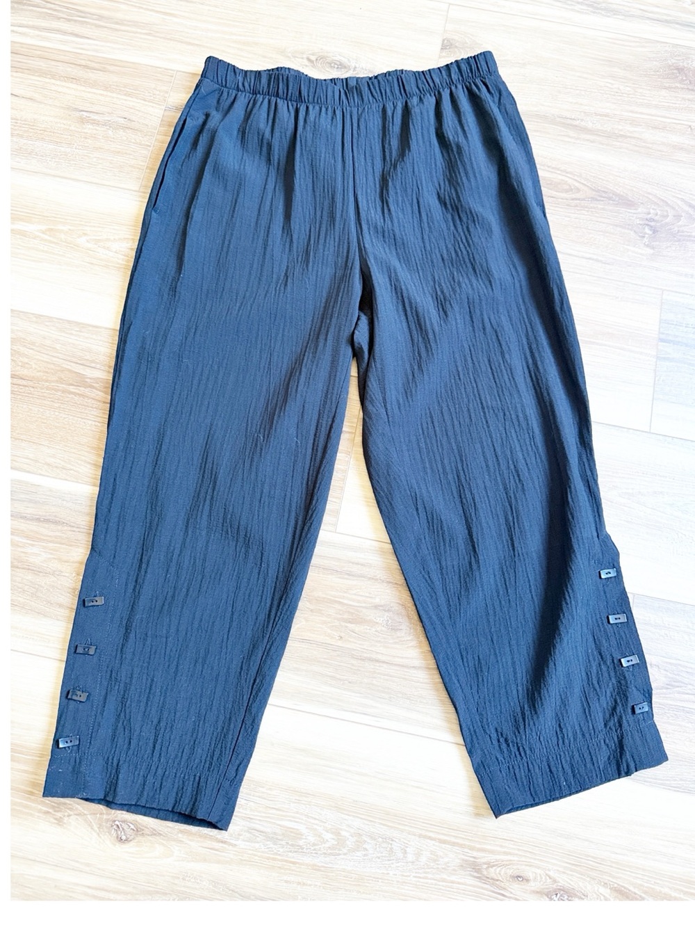 Habitat Classic Black Elastic-Waist women Pants